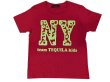 画像3: 【キッズ ダンス 衣装】【在庫一掃☆1000円均一★SALE★】TEQUILA KIDS ★カラバリ★豹柄NYプリント超BIGダンス半袖Tシャツ (3)