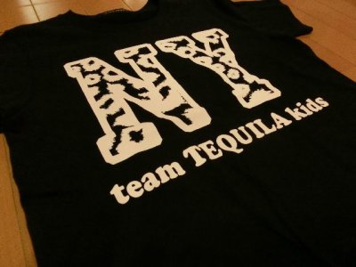 画像3: 【キッズ ダンス 衣装】【在庫一掃☆1000円均一★SALE★】TEQUILA KIDS ★カラバリ★豹柄NYプリント超BIGダンス半袖Tシャツ